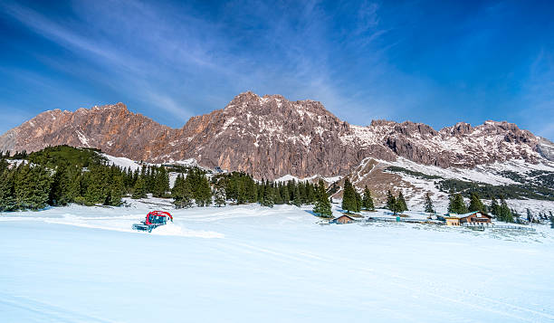 les alpes autrichiennes en hiver - home damage photos et images de collection
