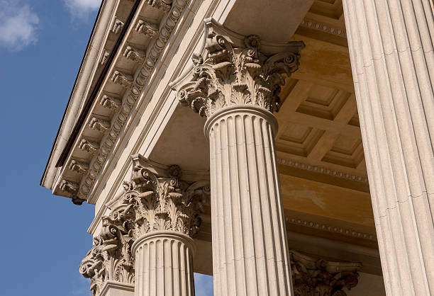 istock Ionian column capital architectural detail 589126766