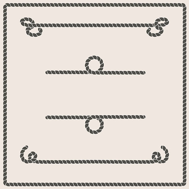 ロープノットベクトルイラスト - rope tied knot vector hawser点のイラスト素材／クリップアート素材／マンガ素材／アイコン素材