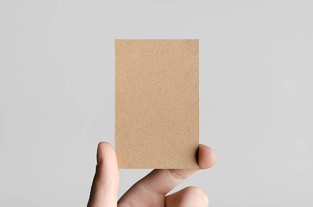 istock Kraft Business Card Mock-Up (85x55mm) 589128800