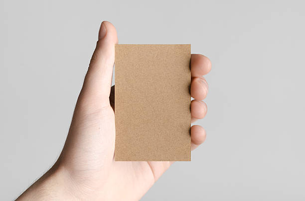 istock Kraft Business Card Mock-Up (85x55mm) 589129022