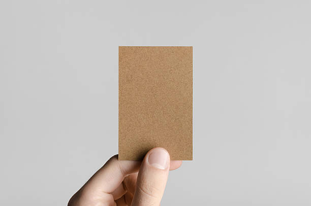 istock Kraft Business Card Mock-Up (85x55mm) 589129750