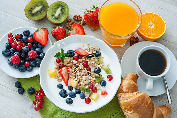 istock Yogurt with muesli and fresh fruits 589130196