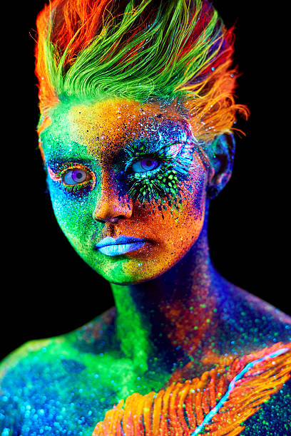istock close up color UV portrait 589130436