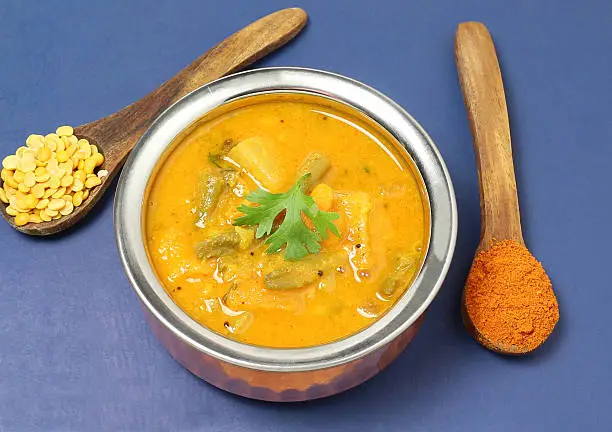 Photo of Indian Food Vegetable Sambar