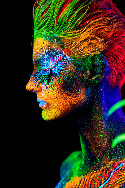 istock close up color UV portrait 589130922