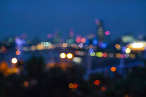 istock Defocused lights in London 589131264