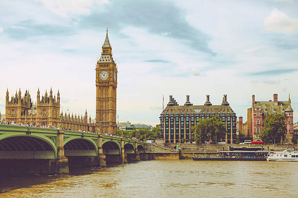 istock Tourists walking over the Westminster Bridge 589133560