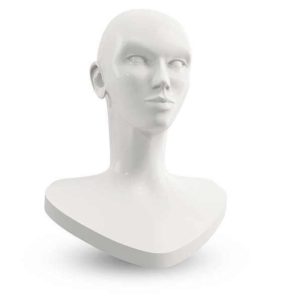 istock white female mannequin head for makeup lesson 589134652