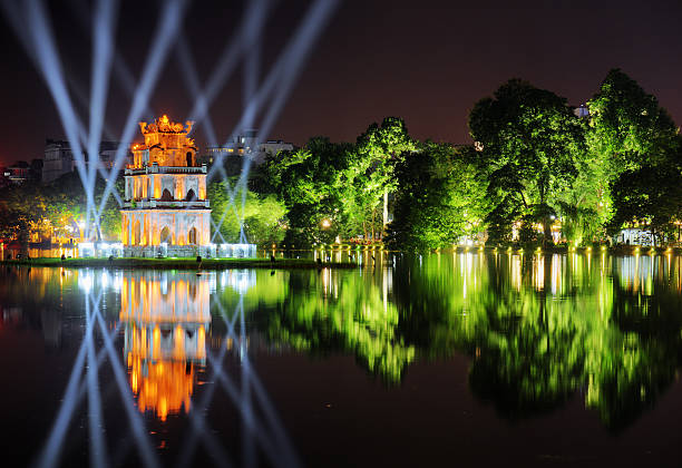 istock The Turtle Tower on the Hoan Kiem Lake. Hanoi 589134666