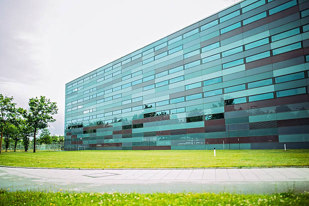 Modern glass building in Germany