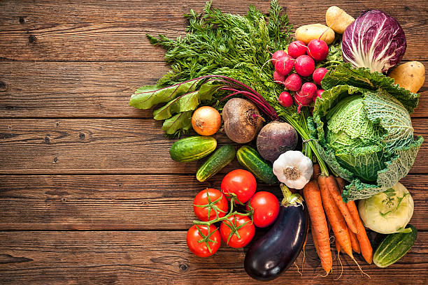 istock Assortment of the fresh vegetables 589415436