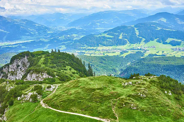 Amazing view off the Wilder Kaiser - a hiking area in Europe