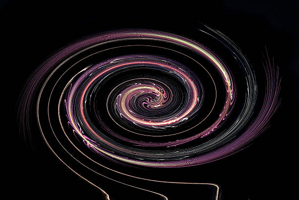 istock art of twirl fire on black background 589422906