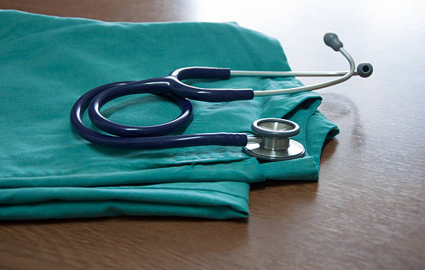 istock Stethoscope and medical equipment 589423722