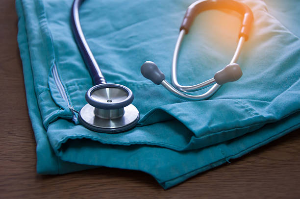 istock Stethoscope and medical equipment 589423784