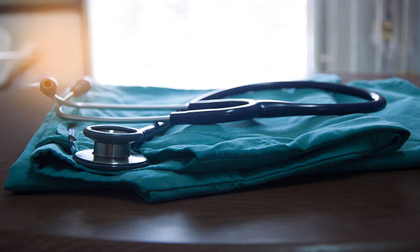 istock Stethoscope and medical equipment 589423962
