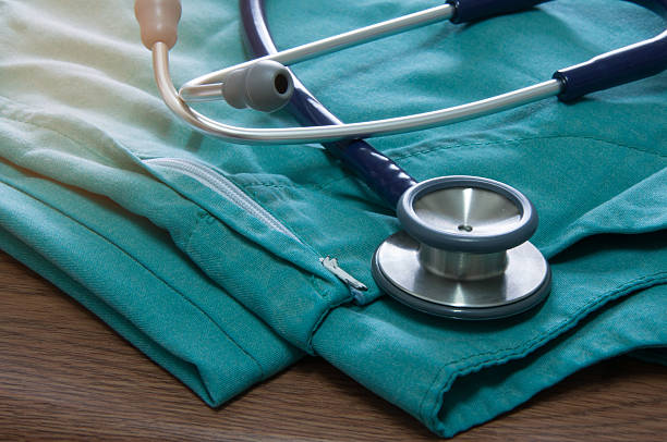 istock Stethoscope and medical equipment 589424034