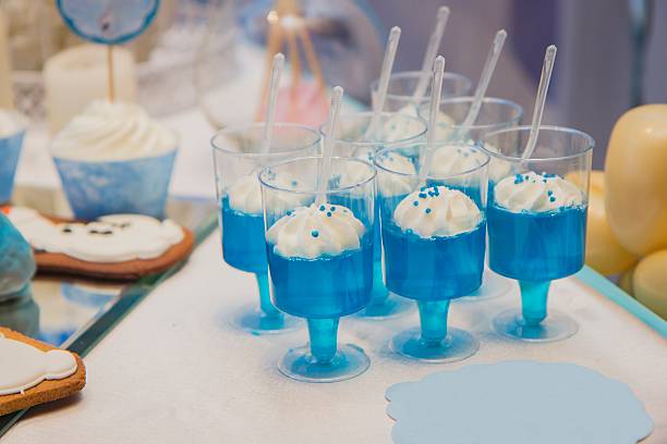 istock Candy bar on wedding ceremony with different candies 589426588