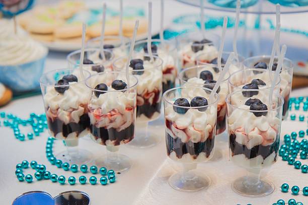 istock Candy bar on wedding ceremony with different candies 589426622