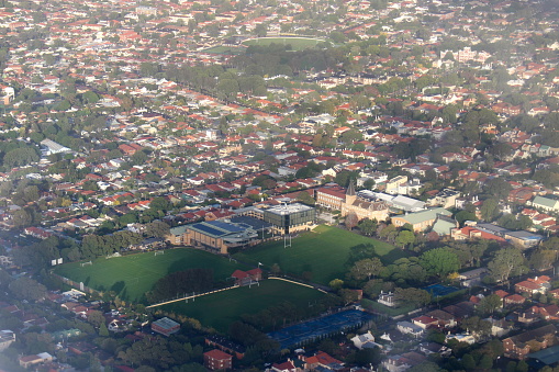 Aerial of Sydney Newington College