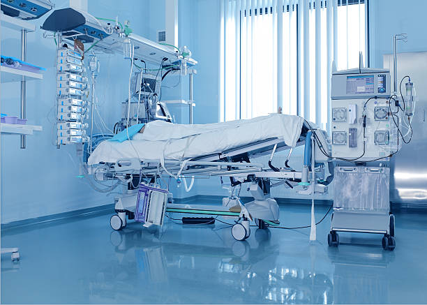istock Severely ill patients and the dialysis machine 589430806