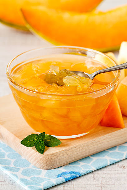 istock Homemade cantalupe melon jam 589431570