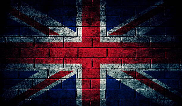 istock United Kingdom dark flag texture 589432504