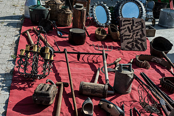 istock Detail objects antique market 589433444