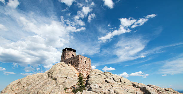 istock Harney Peak Fire Lookout Tower in Custer State Park USA 589435208
