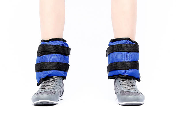 Ankle weights stock photo