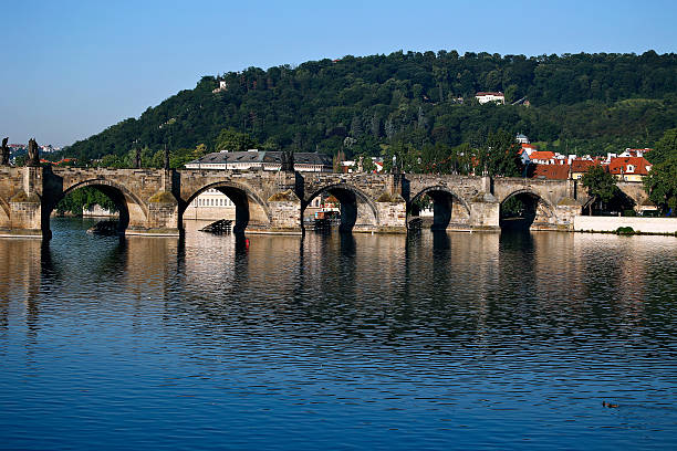 istock Charles Bridge over the Vltava River in Prague 589437660