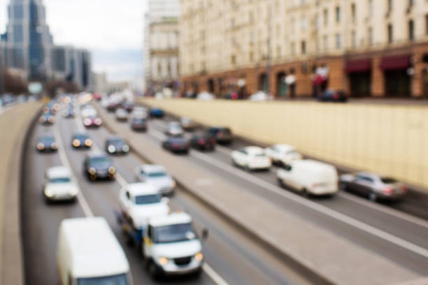 istock City traffic, bokeh, unfocused 589438120