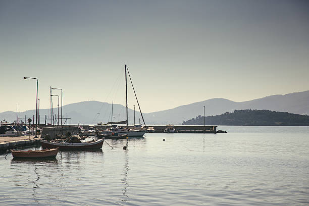 istock Boats in Volos Greece 589443172
