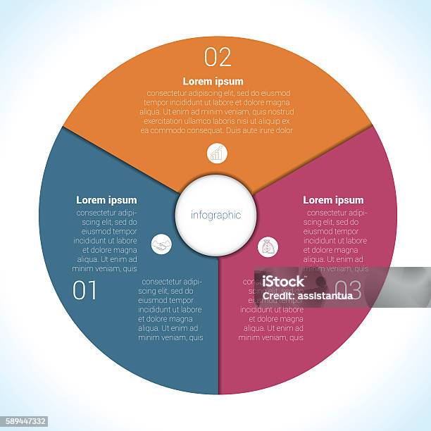 3 Position Stock Elements For Template Infographic Three Position Stock Illustration ...
