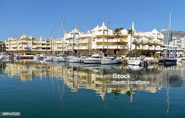 Benalmadena Port Area Spain Stock Photo - Download Image Now - Andalusia, Apartment, Architecture