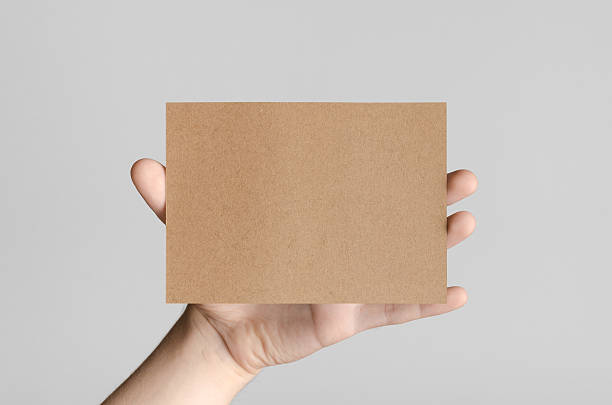 istock Kraft A6 Flyer / Postcard / Invitation Mock-Up 589448292