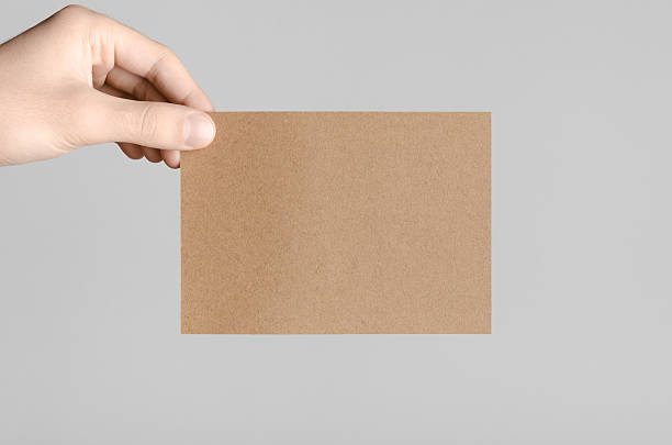 istock Kraft A6 Flyer / Postcard / Invitation Mock-Up 589449370