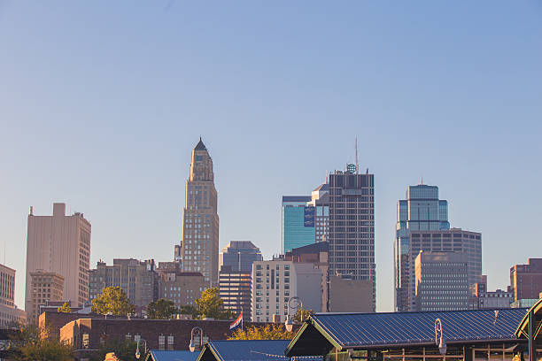 istock Closeup Downtown City Skyline 589449568