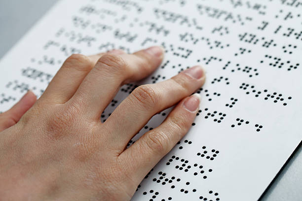 istock blind reading, fingers and symbols closeup 589449836