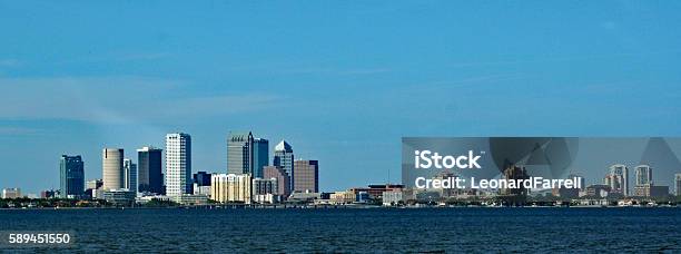 Tampa Skyline Stock Photo - Download Image Now - Tampa, Blue, Building Exterior