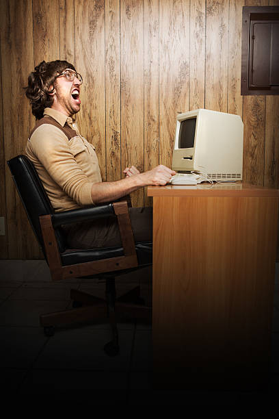 istock 1980s Spirit Animal Office Man 589453098
