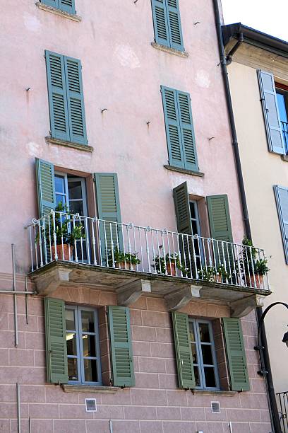 istock classic Italian balcony and windows 589453380