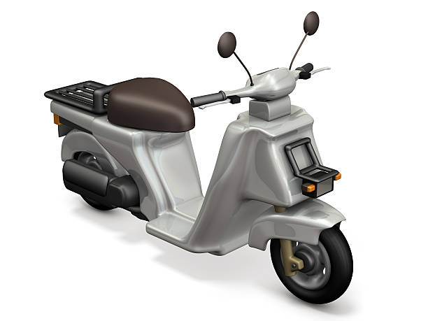 istock Simple miniature model of the scooter. 589454588