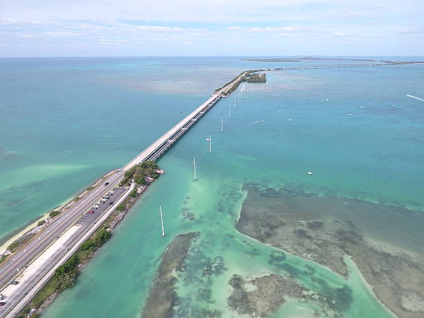 istock Aerial image Overseas Highway Florida 589455336