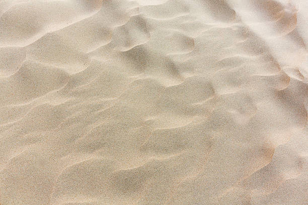 istock White sand and stone background, Clean sand on beach 589459482