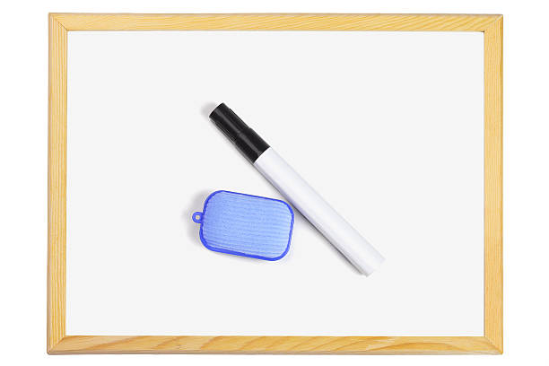 Black Marker Pen And Eraser Stock Photo - Download Image Now - Whiteboard -  Visual Aid, Small, Felt Tip Pen - iStock