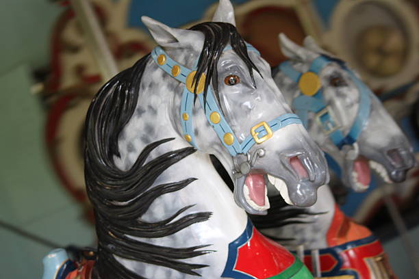 istock Carnival carousel horse - Florence, Italy 589538524