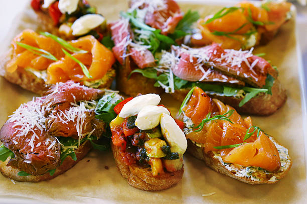 istock sandwiches assortment on plate close up photo 589539274