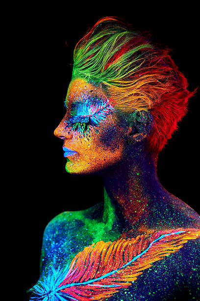 istock close up color UV portrait 589539492